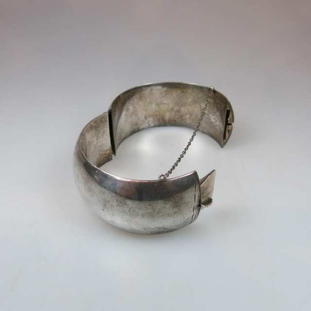 Birks Canadian Sterling Silver Hinged Cuff Bangle