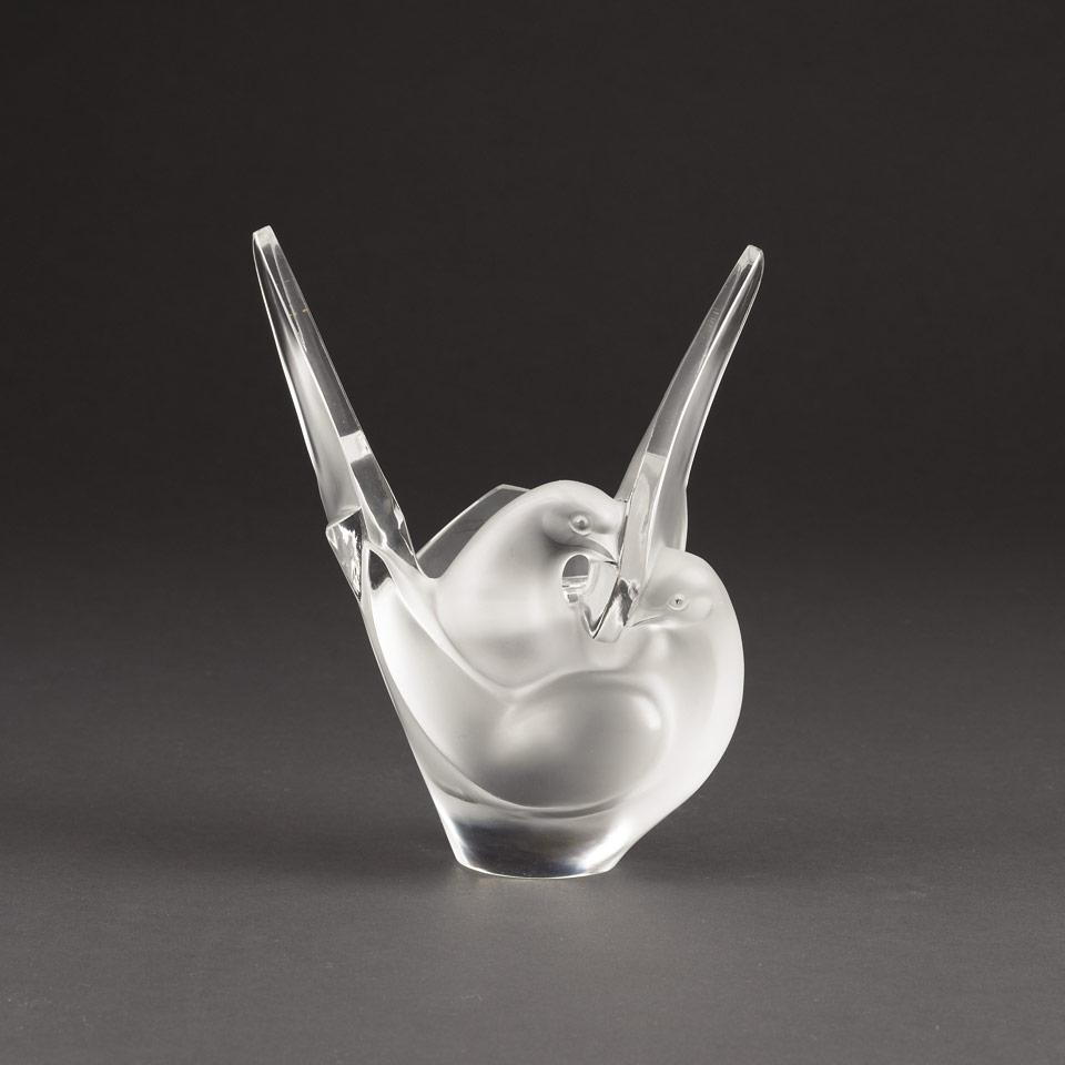 Lalique Glass Vase, post-1945