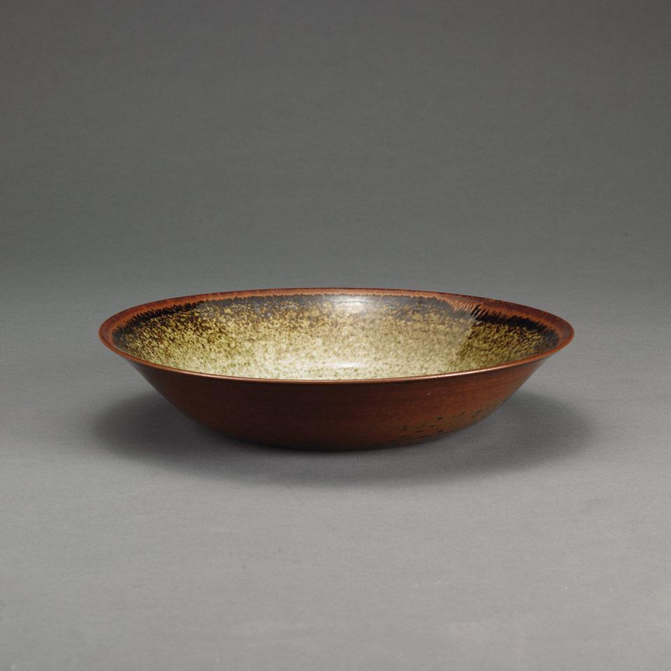 Harlan House Shallow Bowl, dated 1976