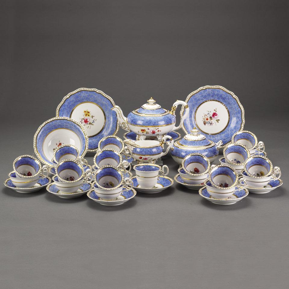 English Porcelain Tea Service, second quarter of the 19th century