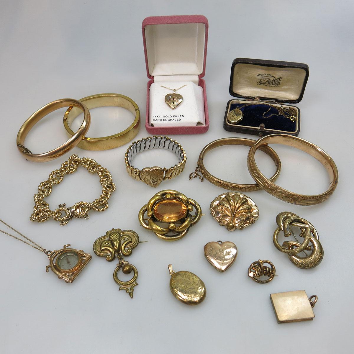Quantity Of Gold-Filled Jewellery