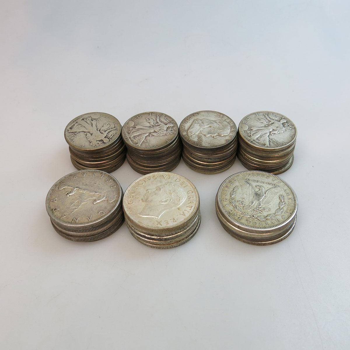 10 Canadian Silver Dollars