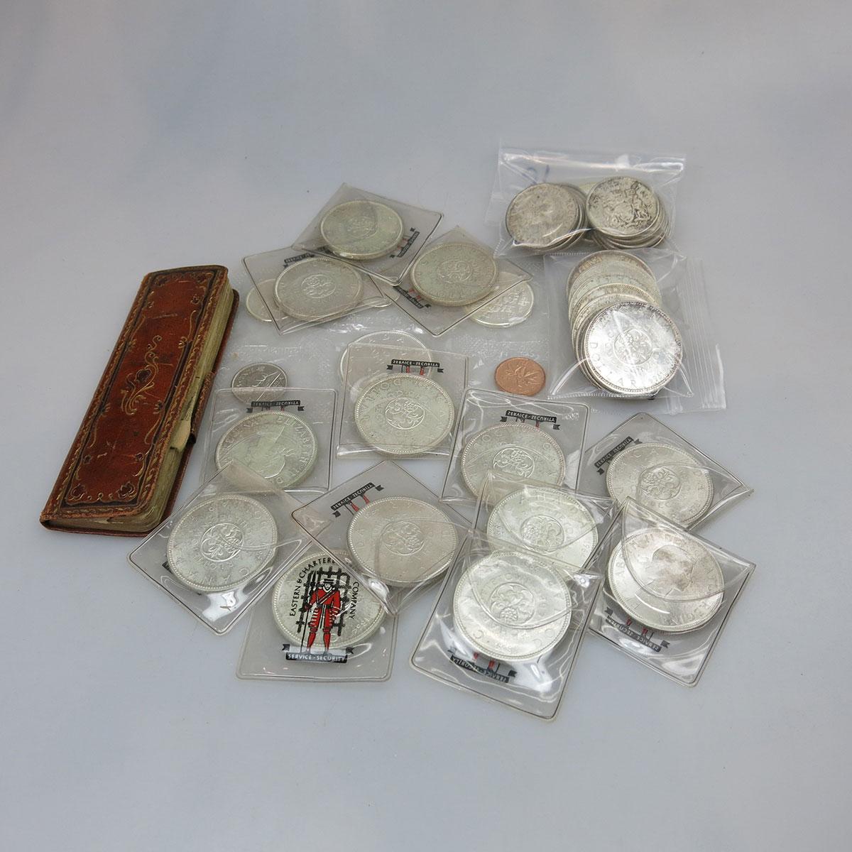 Quantity Of Coins And Stamps