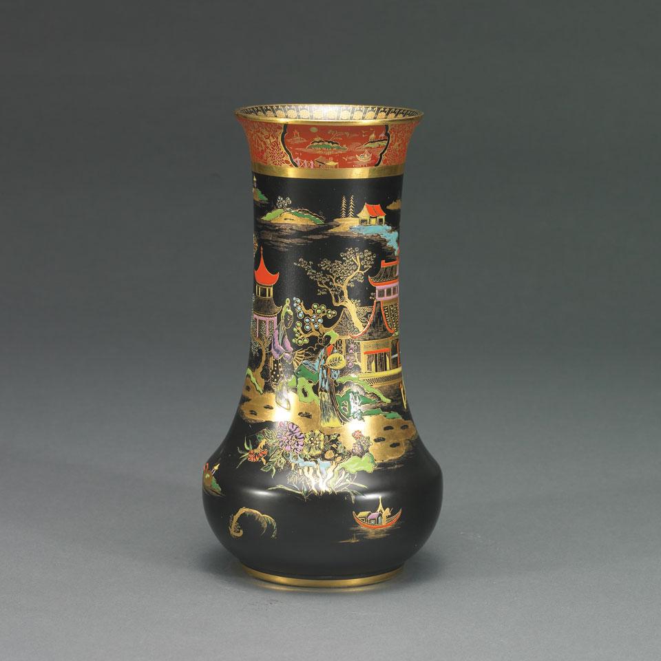 Carlton Ware Chinoiserie Vase, c.1925