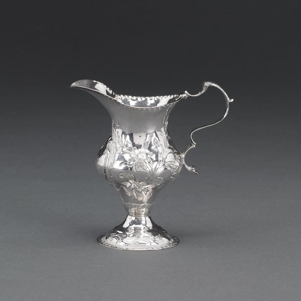 George III Silver Cream Jug, Benjamin Mountigue, London, 1781