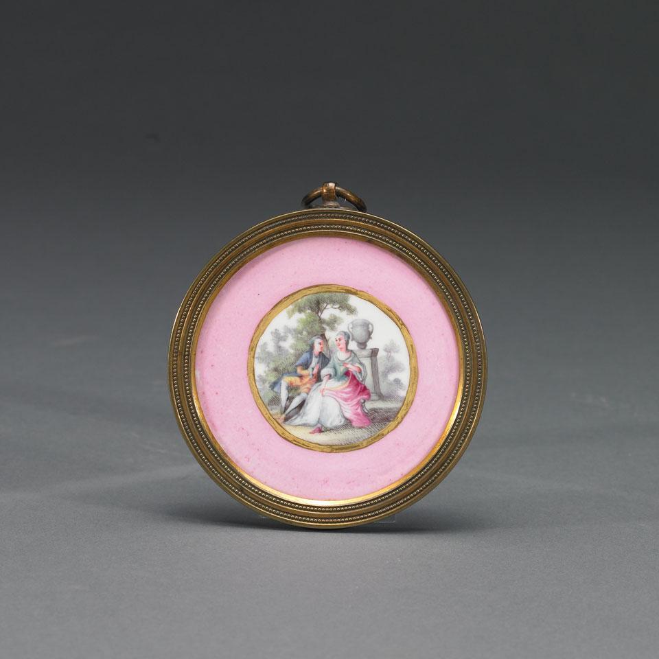 Sèvres Circular Medallion, late 19th century