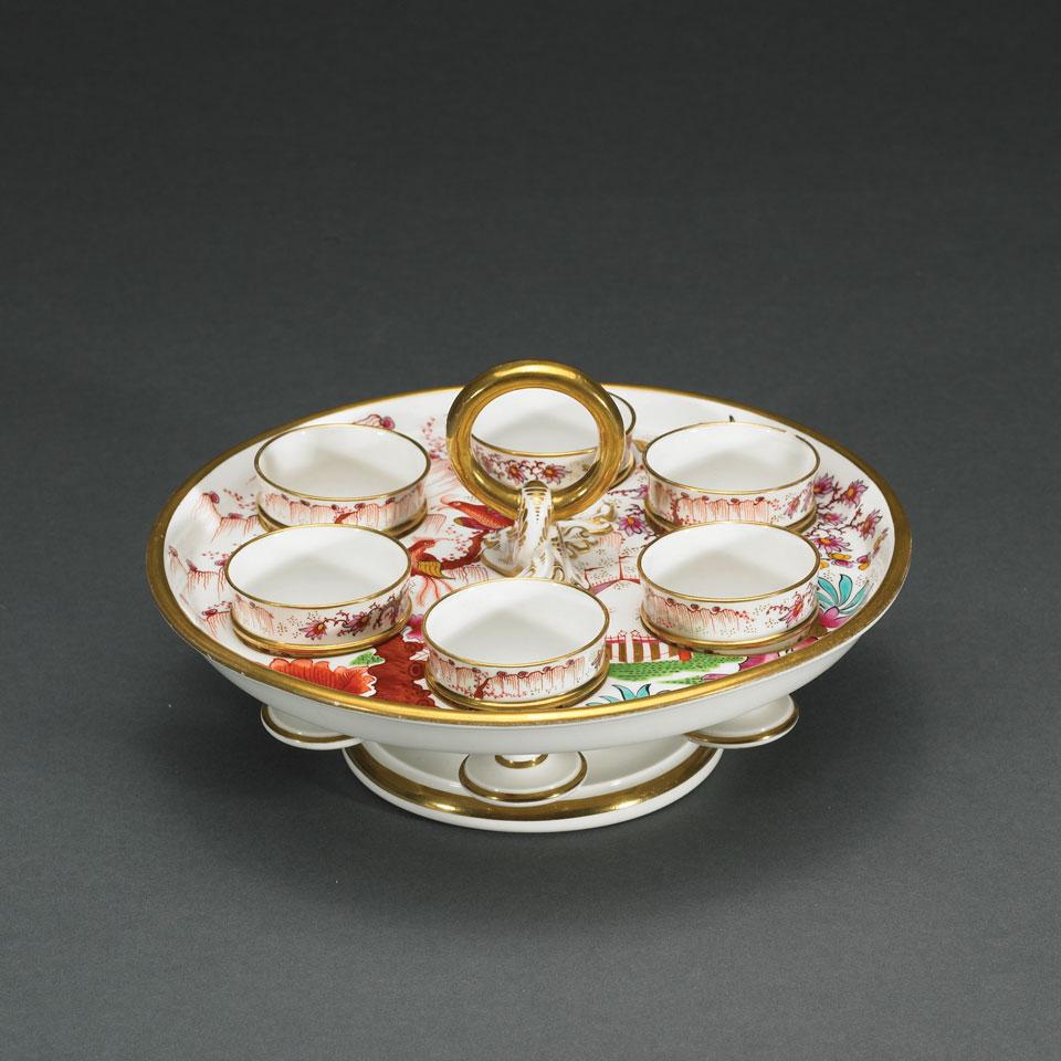 Barr, Flight and Barr Worcester Six-Cup Egg Stand, c.1804-13