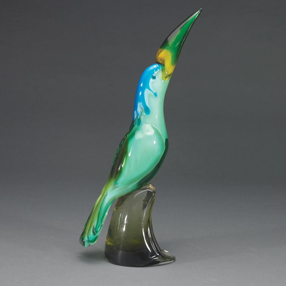 Murano Glass Toucan, 1950’s