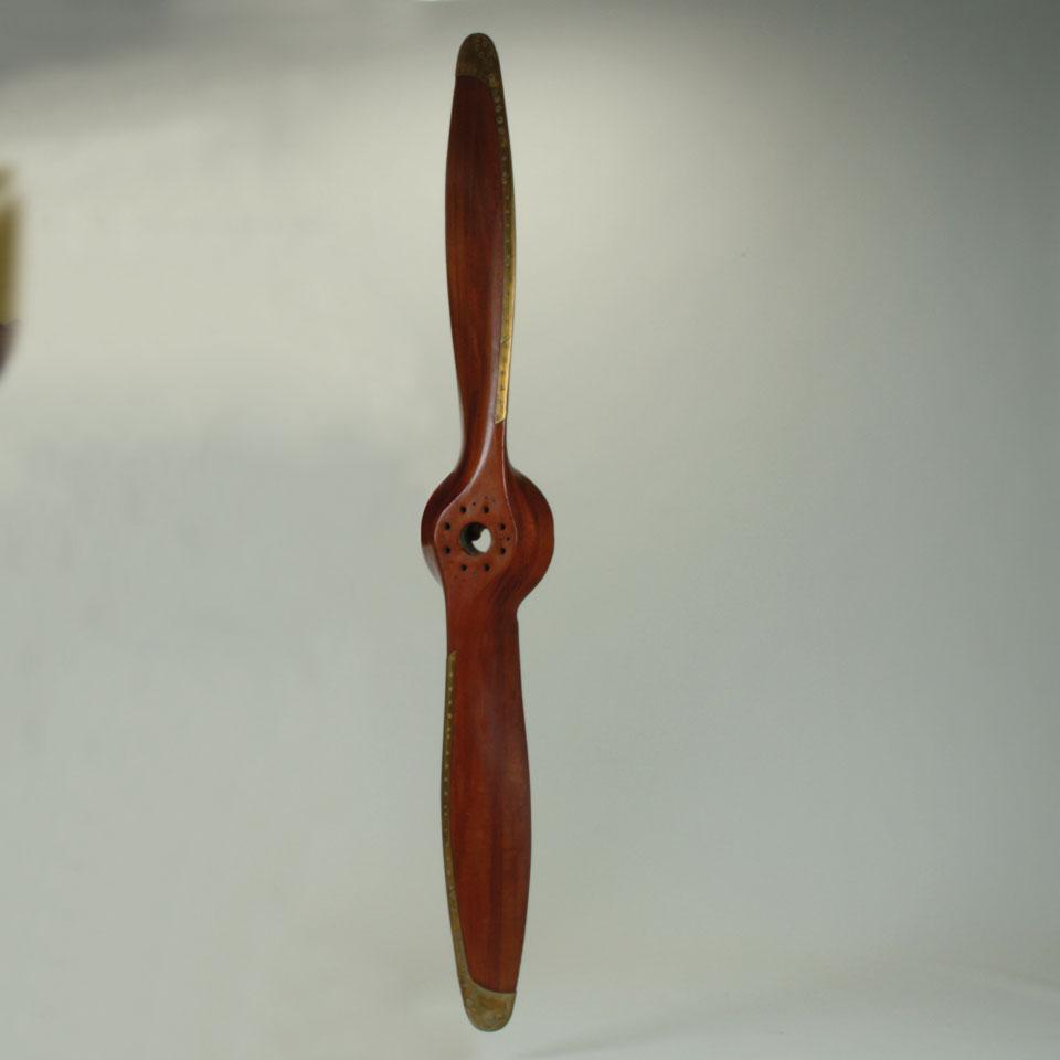 Laminated Wood and Brass Aircraft Propellor, dated 1935