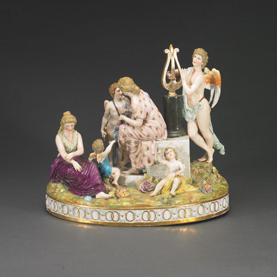 Carl Thieme Classical Figural Group, c.1900