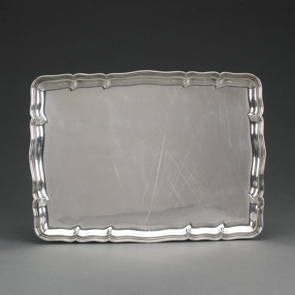 German Silver Oblong Tray, early 20th century