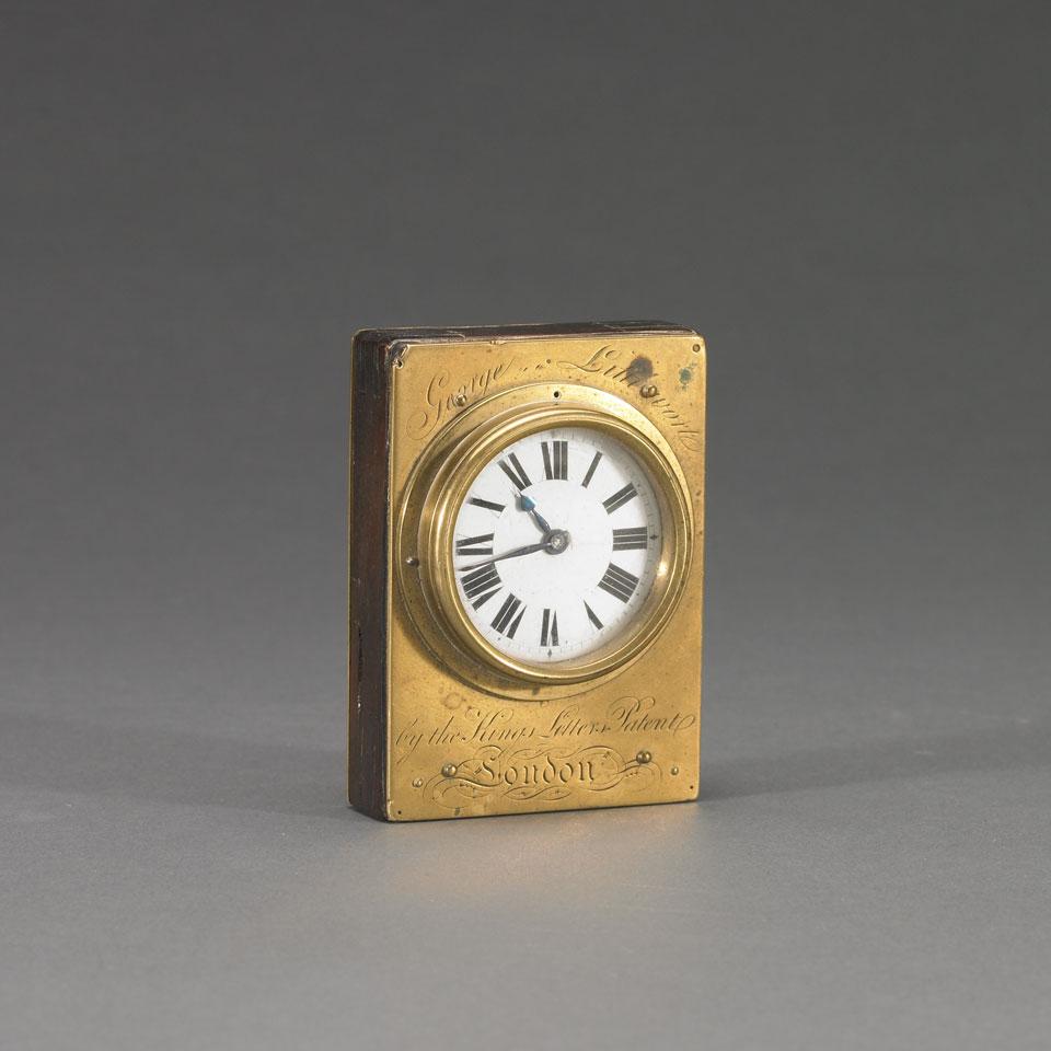 English Brass Cased Mail Coachman’s Watch, George Littlewort, London, early 19th century
