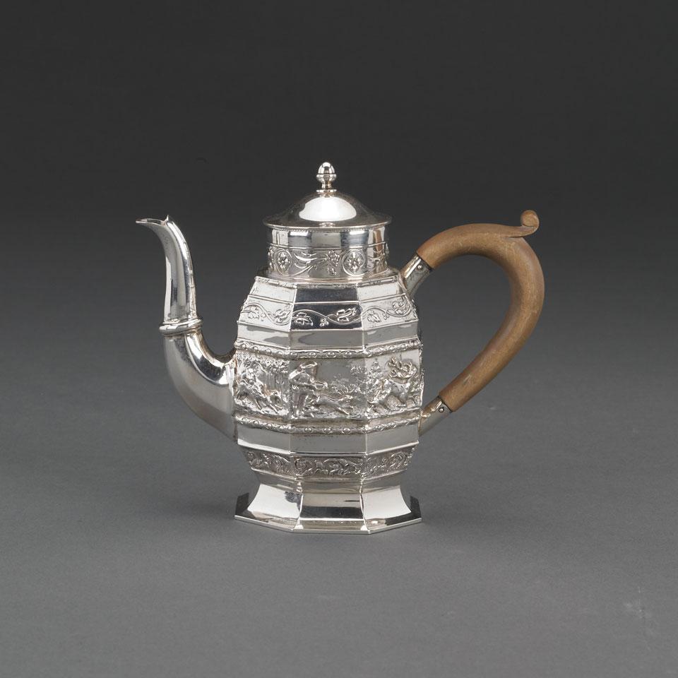 German Silver Small Coffee Pot, c.1900
