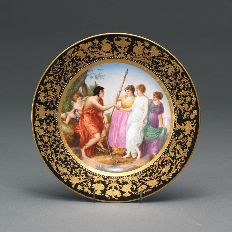 ‘Vienna’ Cabinet Plate, c.1900