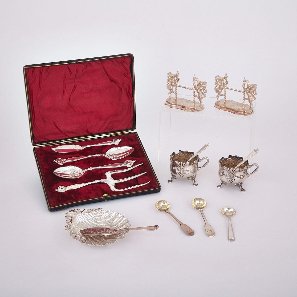 Group of Silver and Silver Plated Articles, 19th/20th century