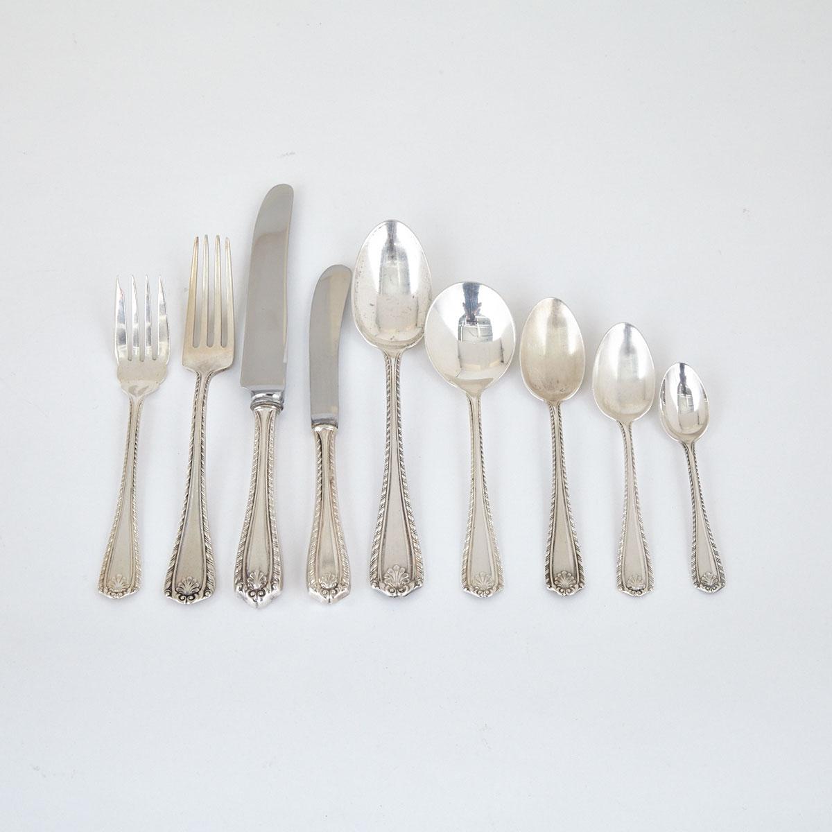 Canadian Silver ‘Avalon’ Pattern Flatware, Henry Birks & Sons, Montreal, Que., 20th century