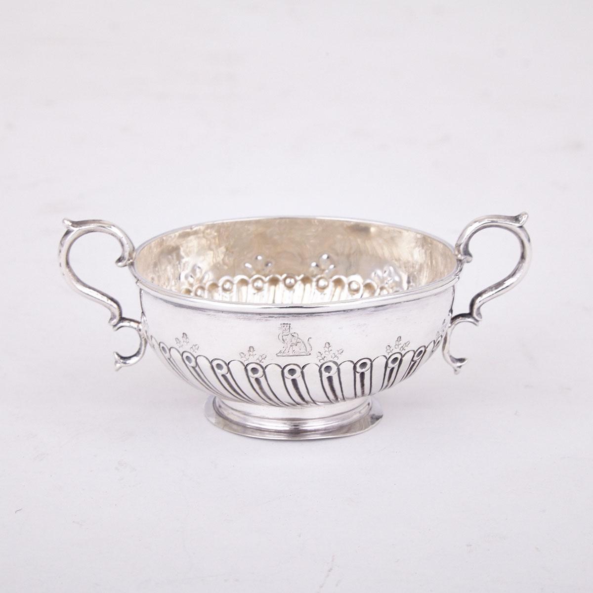 George III Silver Two-Handled Small Bowl, William Skeen, London, 1768