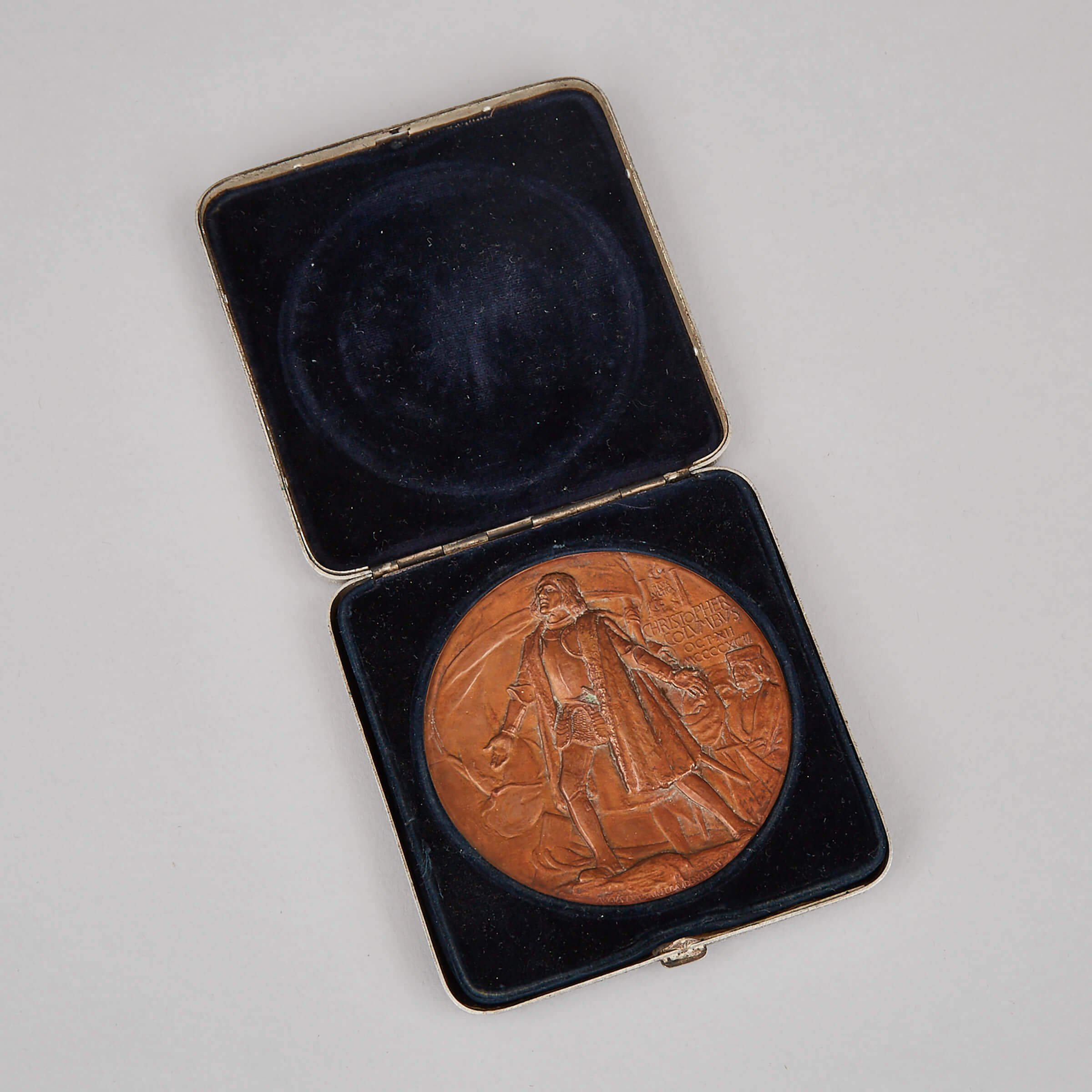 Chicago Exposition Cased Bronze Medal, 1892-3