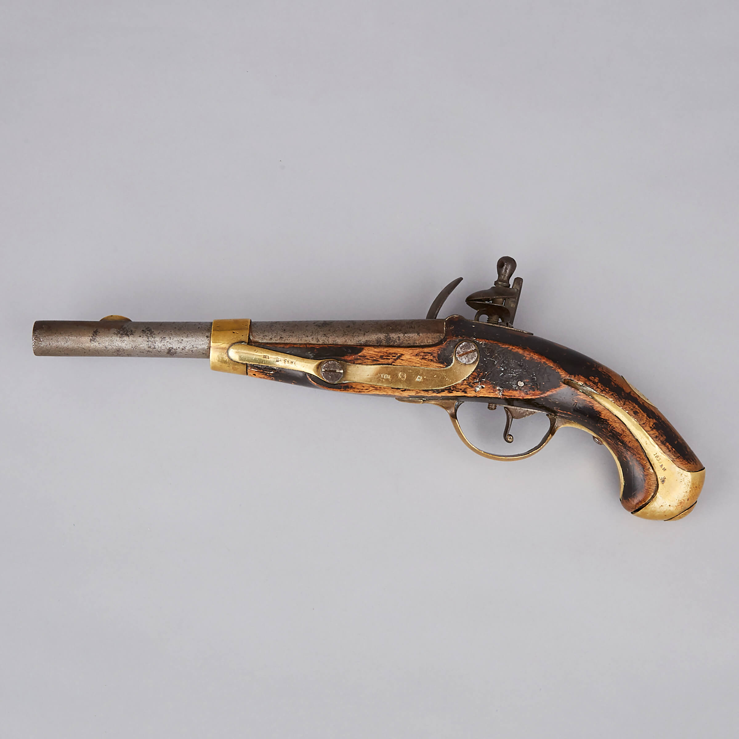 Nicholas I Russian Imperial Cavalry Flintlock Pistol, Tula Arsenal, 1833