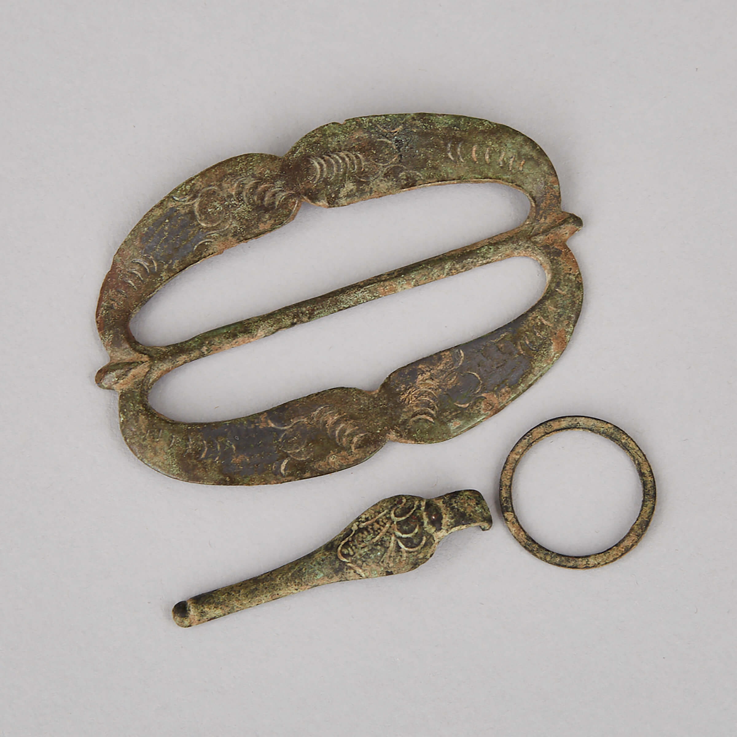 Medieval Saxon Spectacle Buckle, 1350-1500