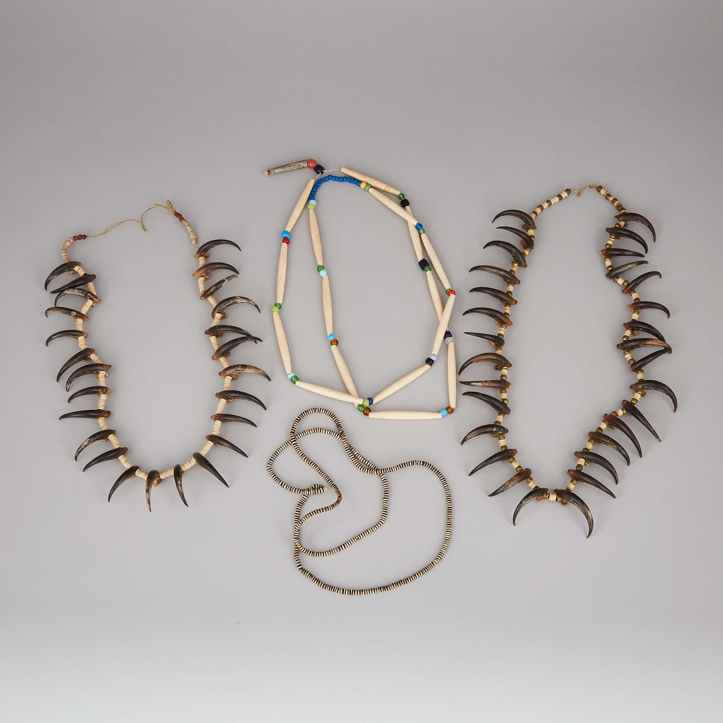 Four Native North American Necklaces, early 20th century