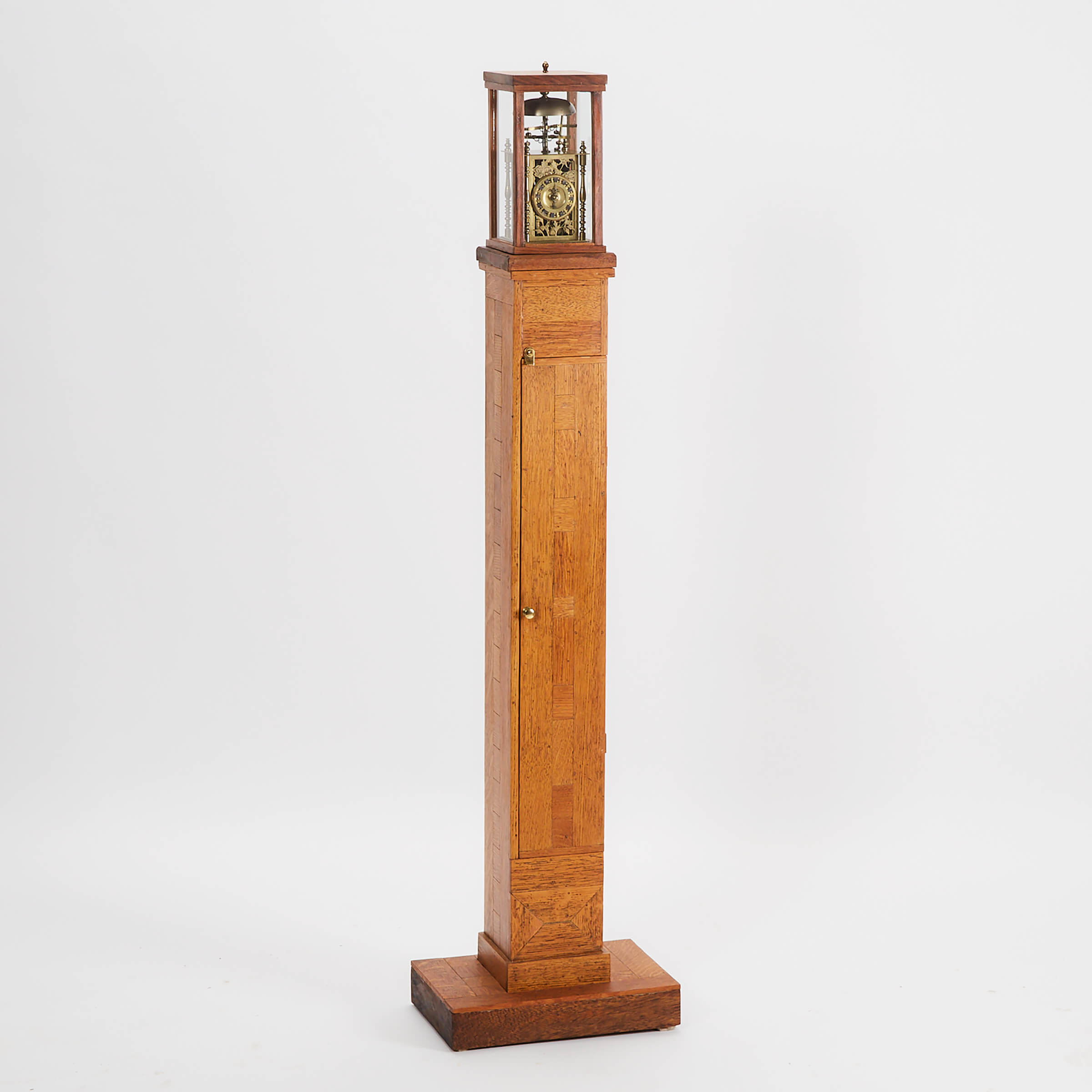 Japanese Brass Double Foliot Lantern Clock, Edo Period