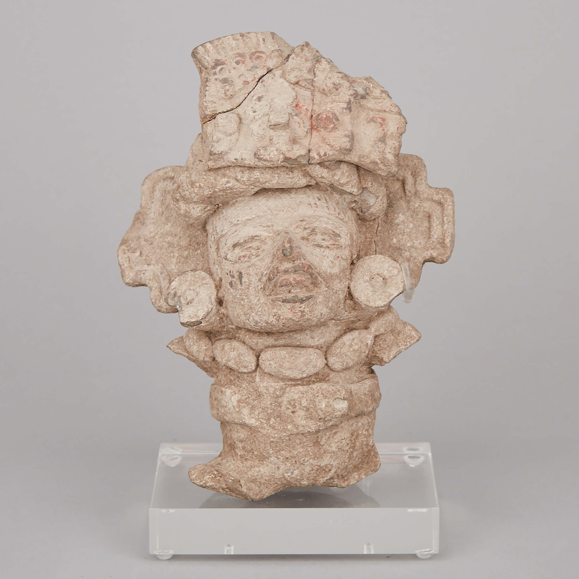 Zapotec or Mayan Terracotta Figure, Southern Mexico, 400-700AD