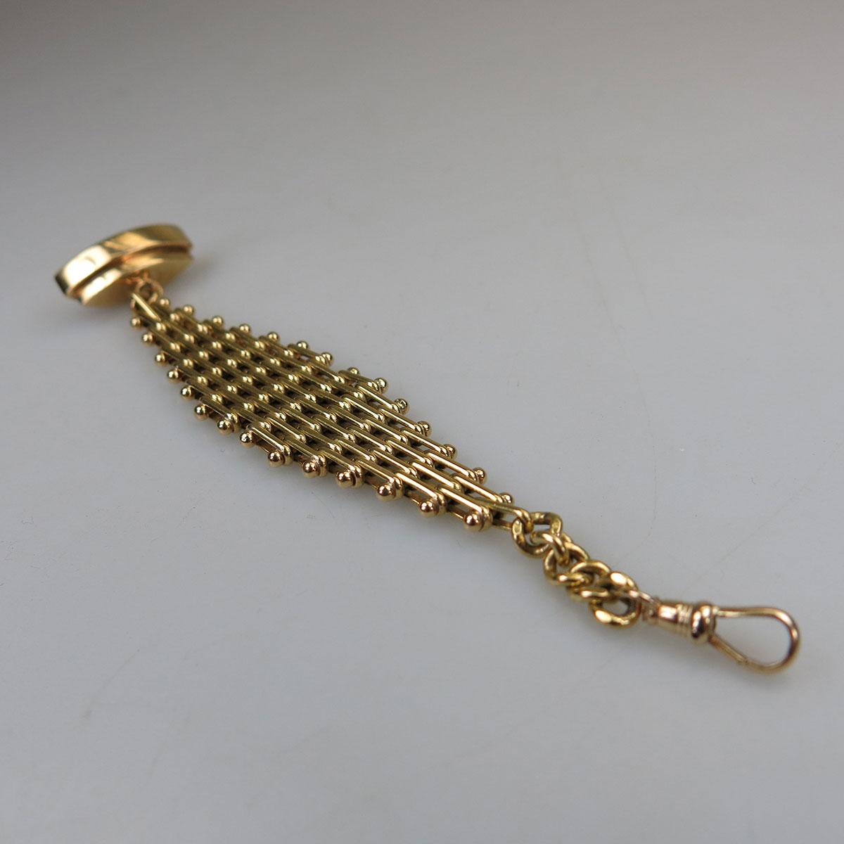18k Yellow Gold Watch Fob And Seal