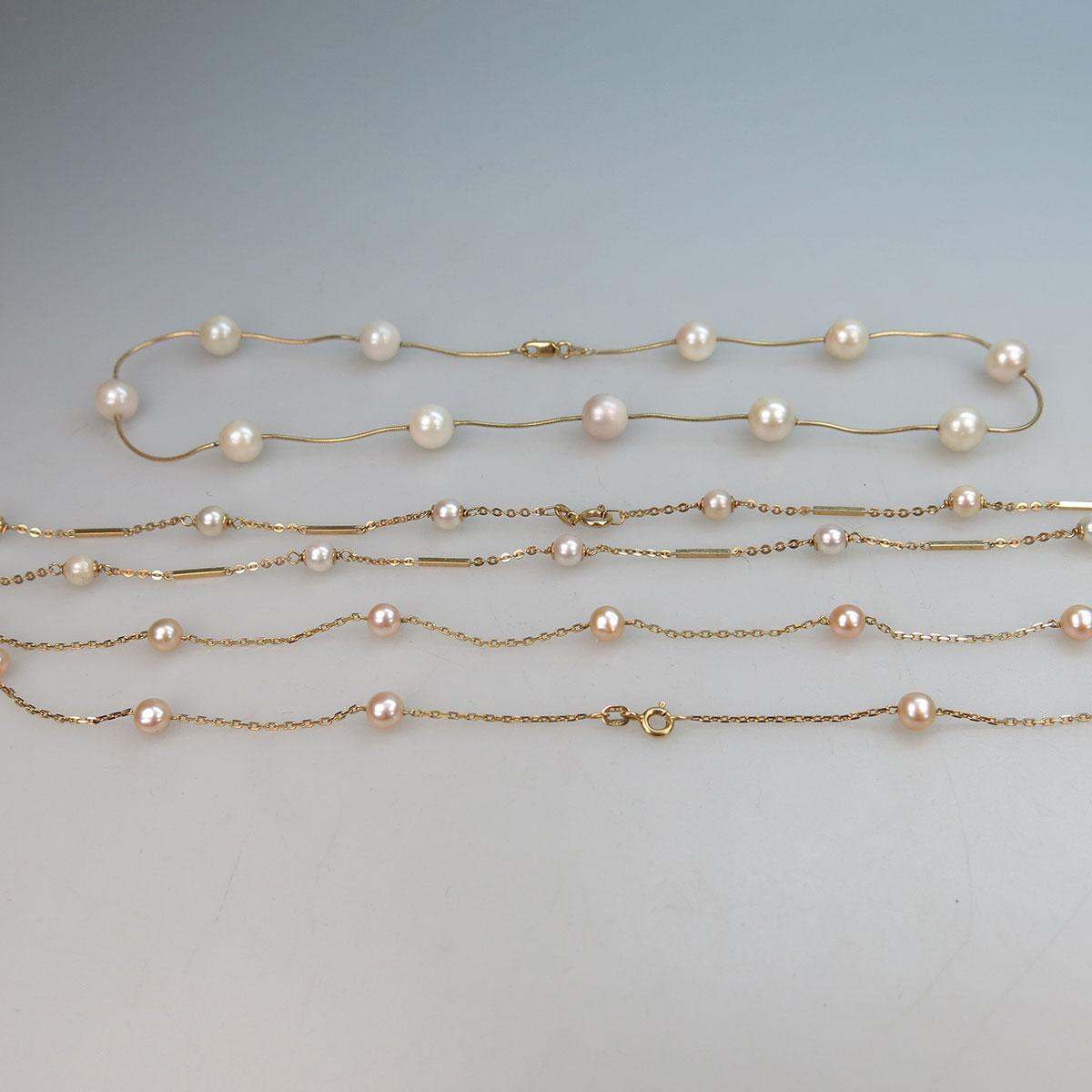 10k, 14k & 18k Yellow Gold Necklaces