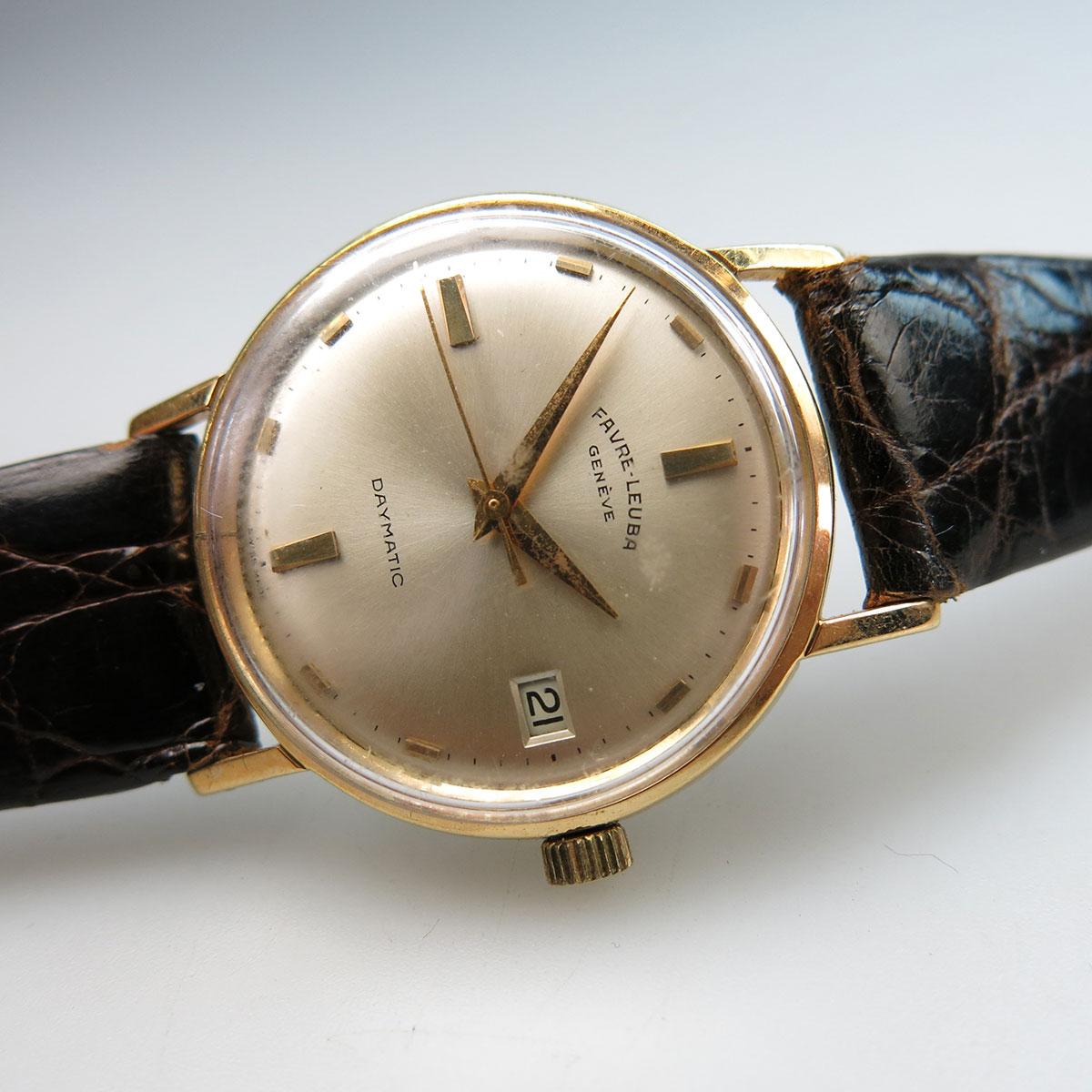 Favre-Leuba Automatic Wristwatch With Date