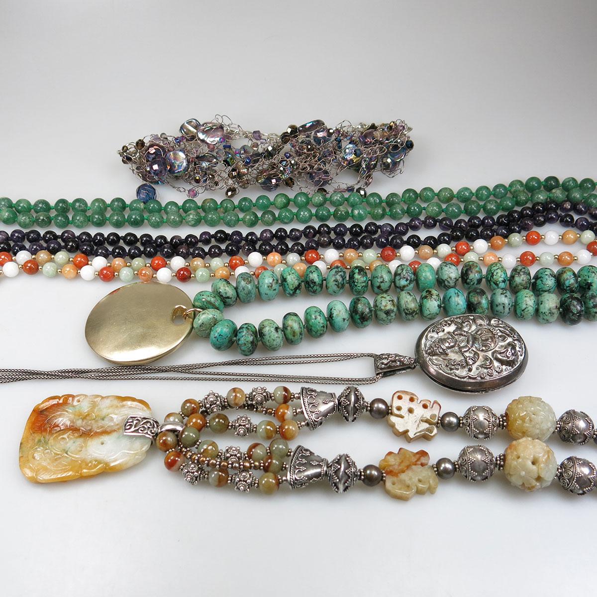 Quantity Of Costume And Silver Jewellery