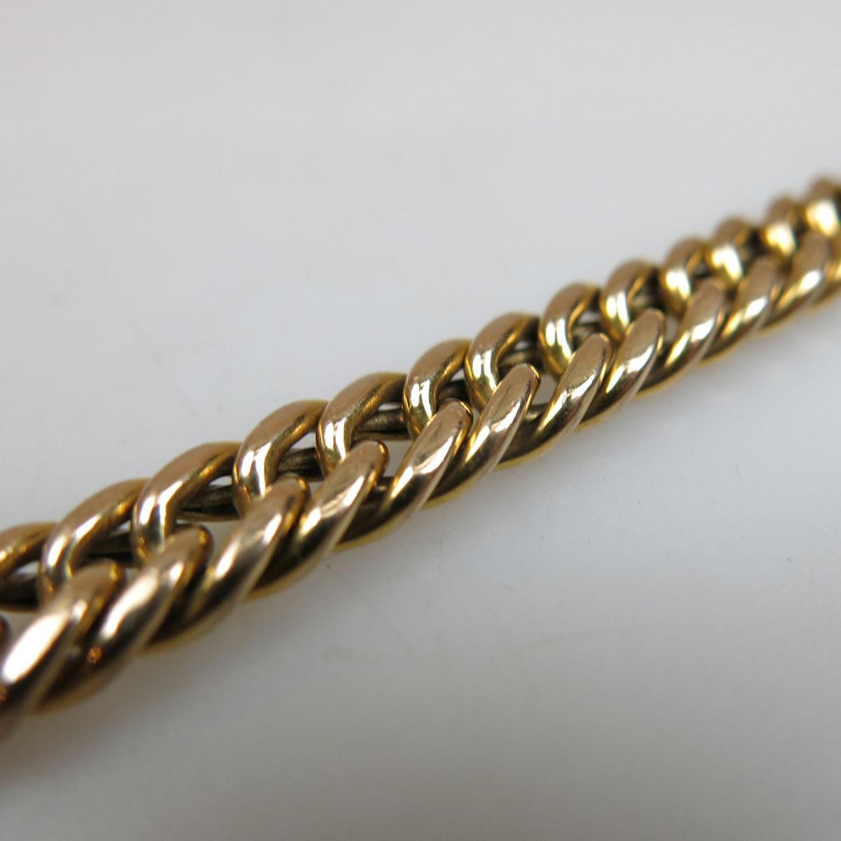 700 Grade Gold Curb Link Bracelet
