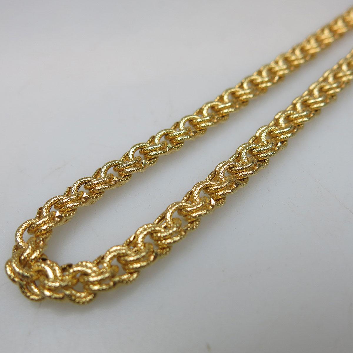 Birks 18k Yellow Gold Figure-Eight Link Chain