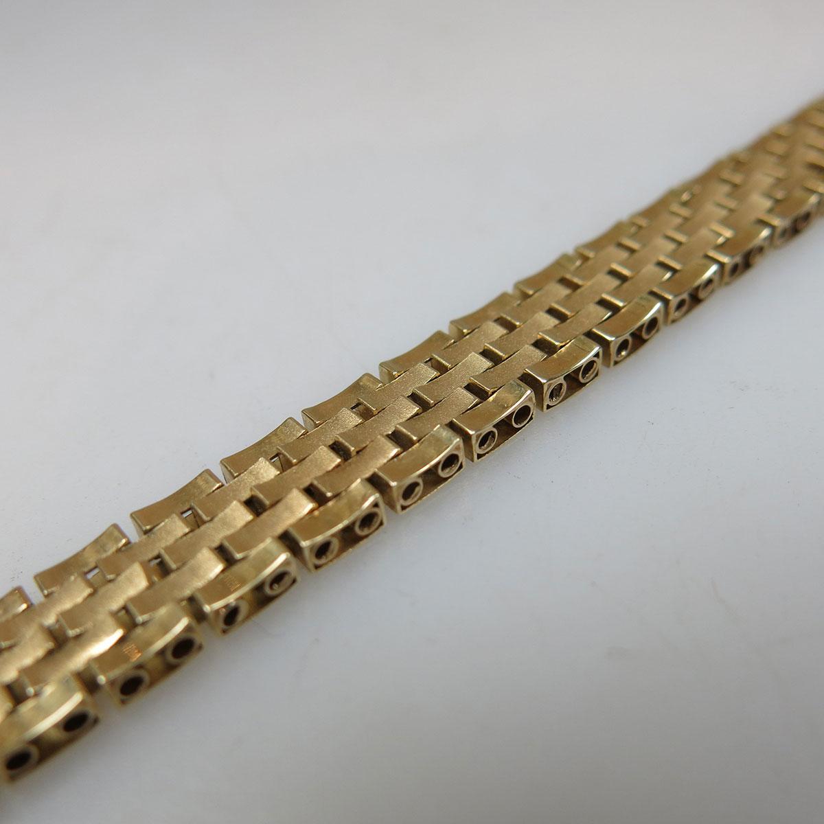 14k Yellow Gold Strap Bracelet