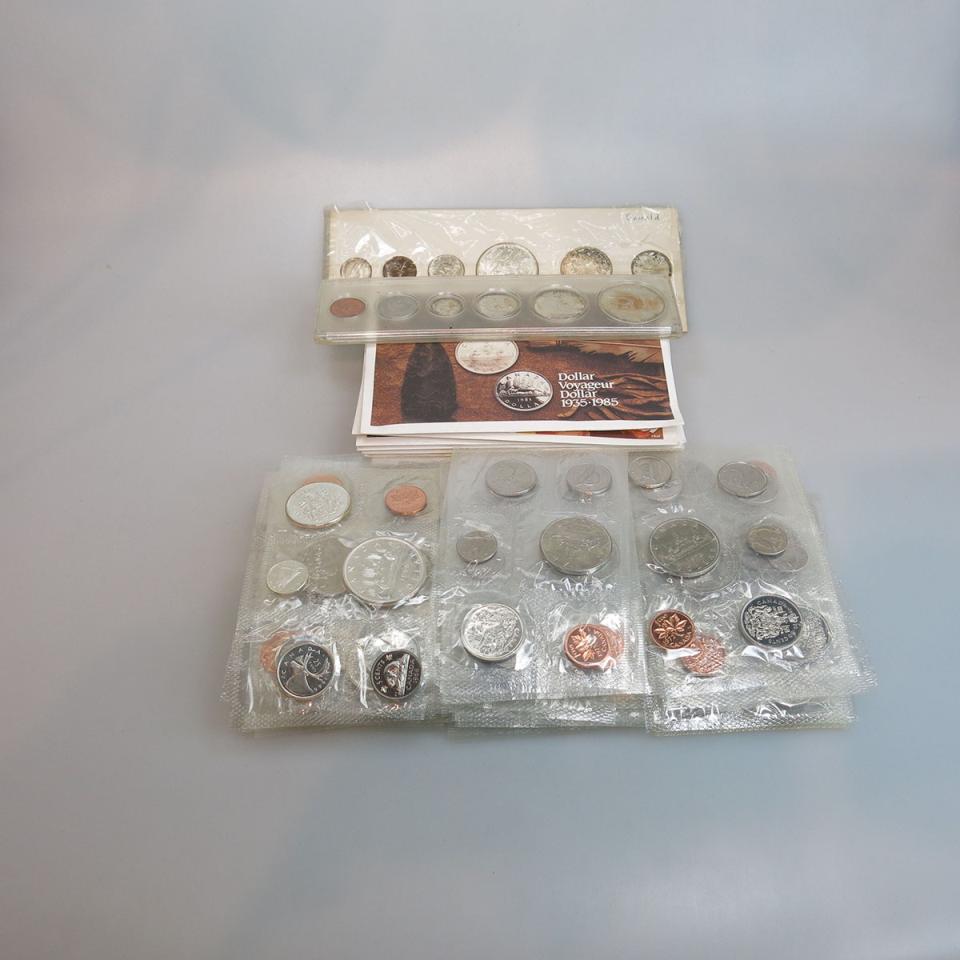 65 Canadian Uncirculated Coin Sets