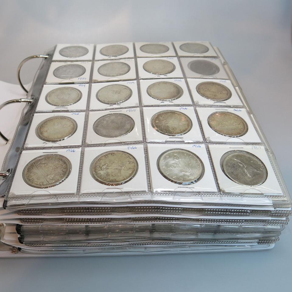 Binder Of Canadian And World Coins And Tokens