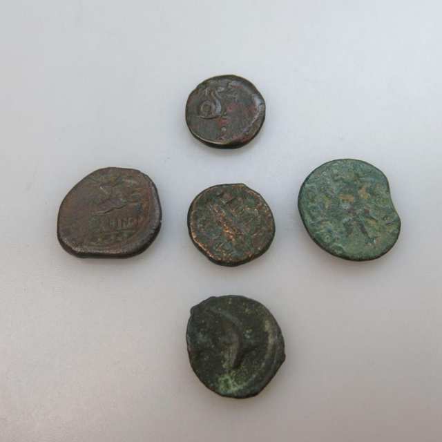 Five Bronze Coins