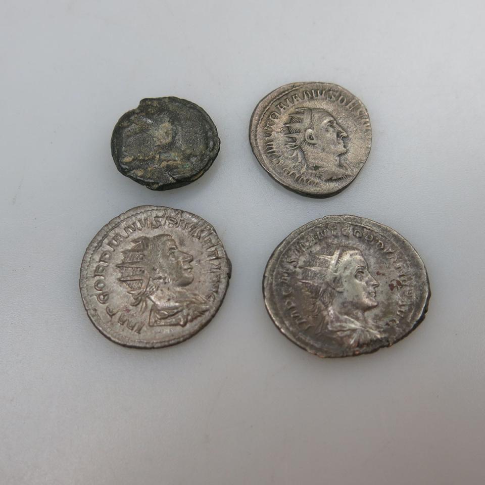 Four Various Coins