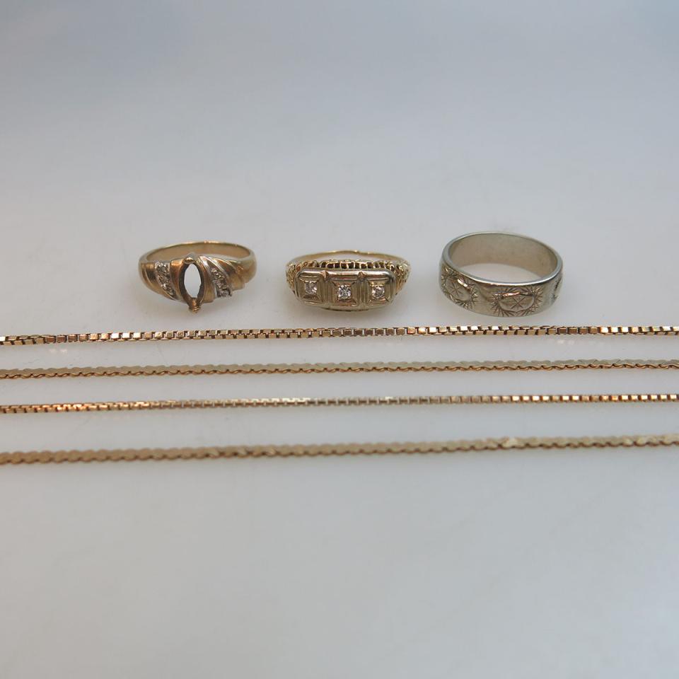 Small Quantity Of Gold Jewellery