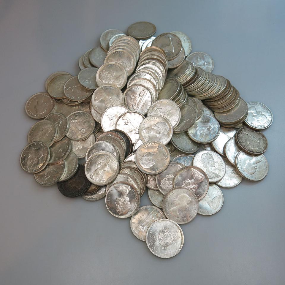 150 Canadian Silver Dollars