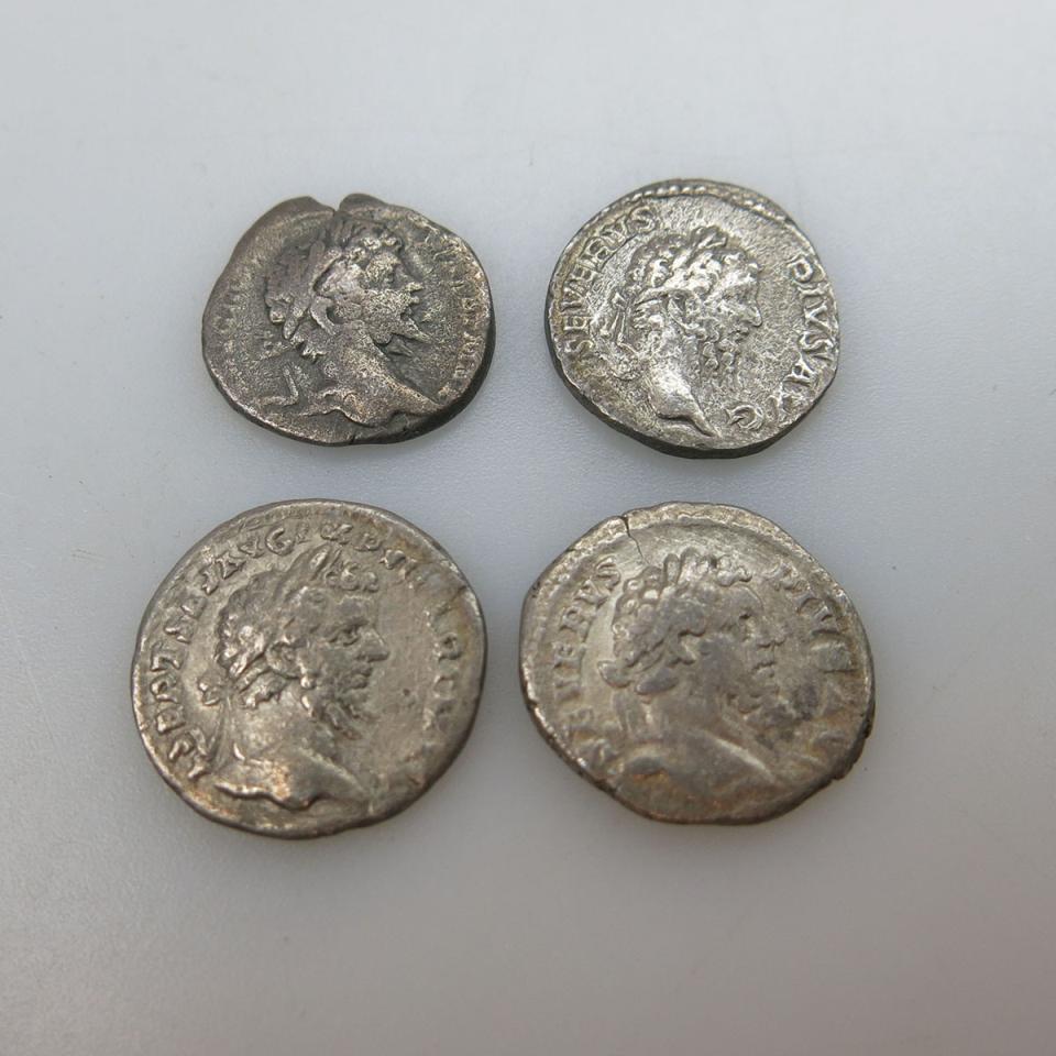 Four Denarius Of Septimius Severus