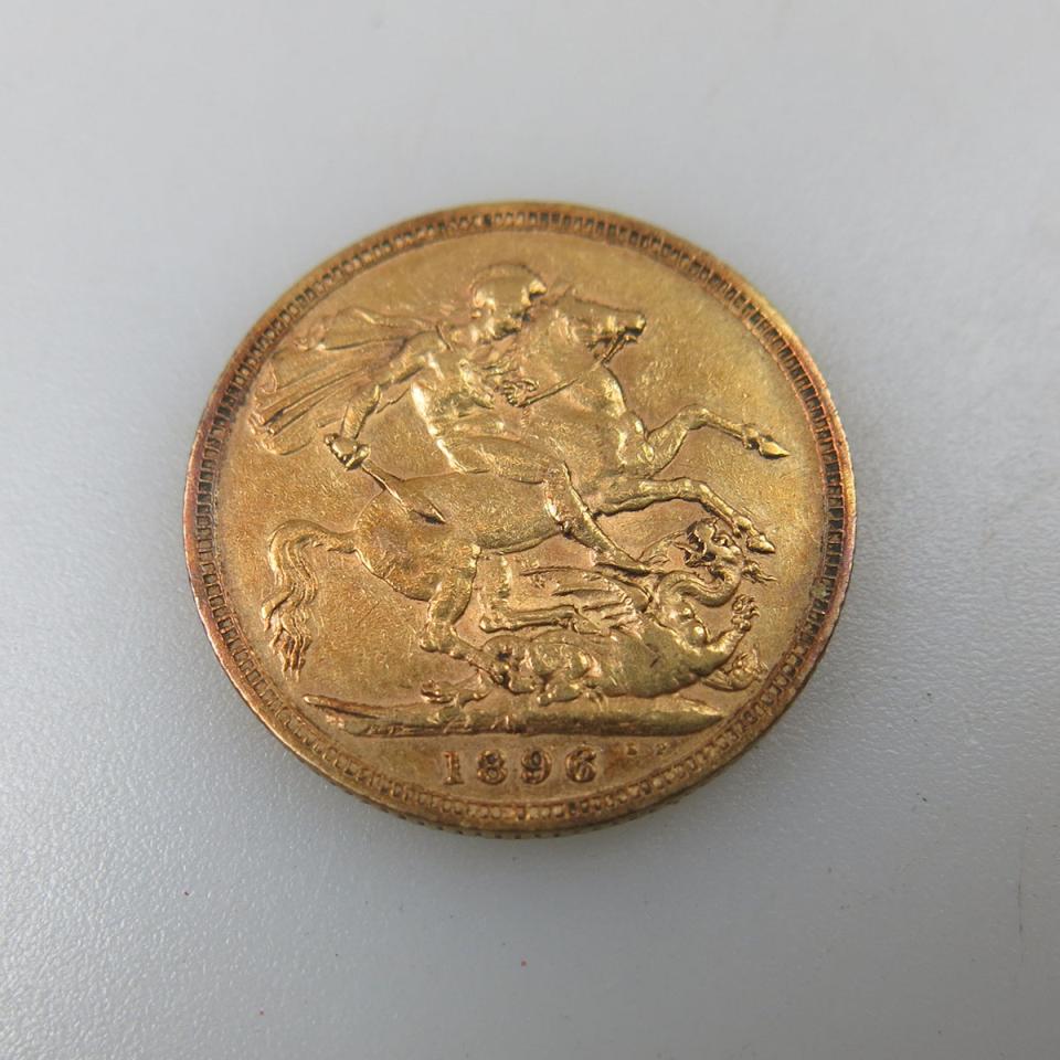British 1896 Gold Sovereign