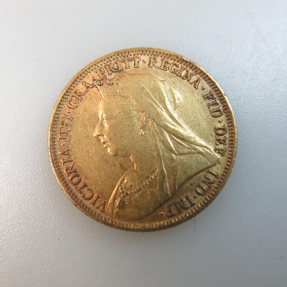 British 1896 Gold Sovereign