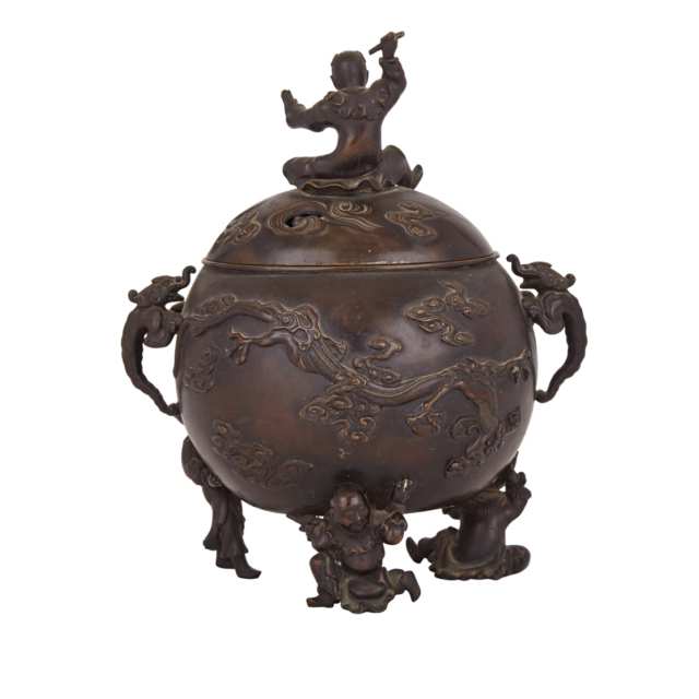 Bronze Japanese Koro, Incense burner