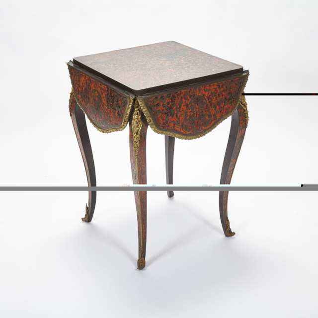 Louis XV Style Boulle Work Card Table, early 20th century