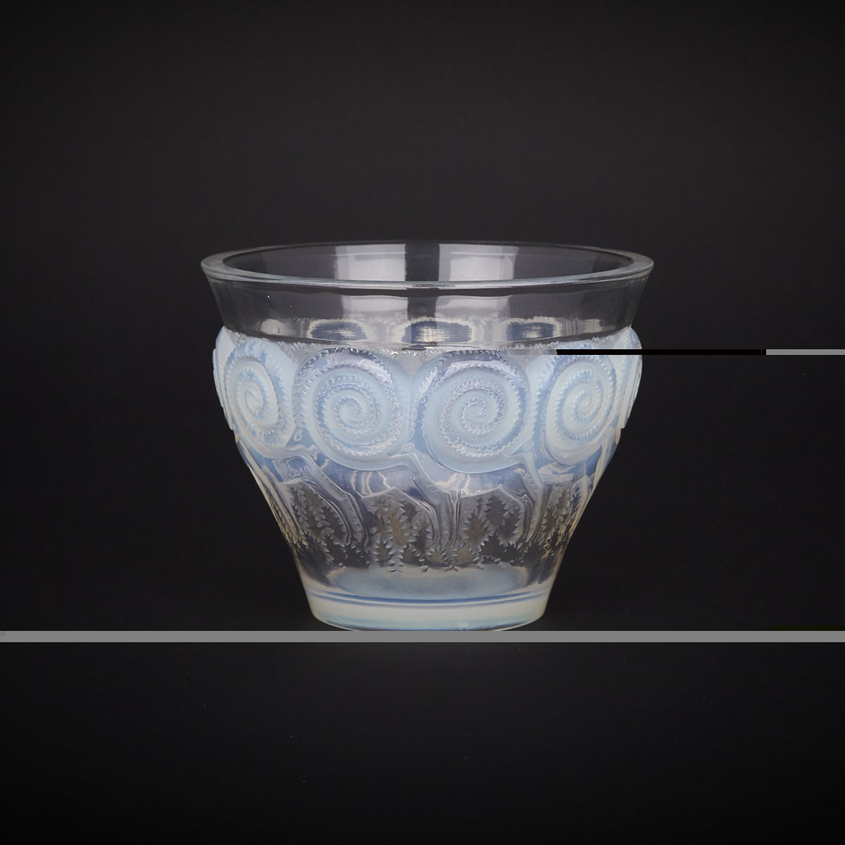 ‘Rennes’, Lalique Opalescent Glass Vase, 1930s