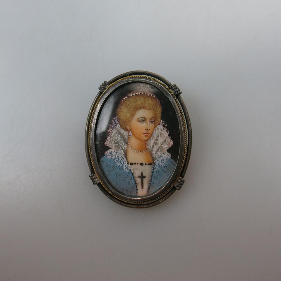 Oval Miniature Portrait