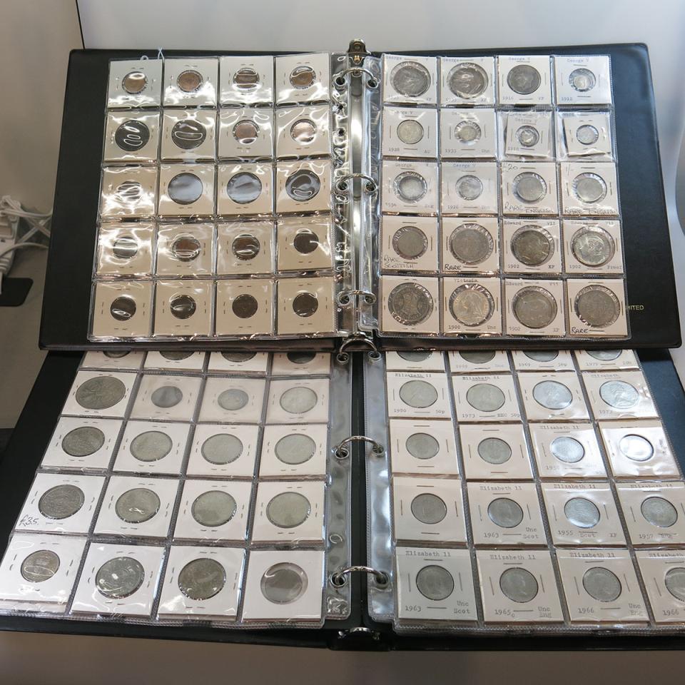 Two Binders Of British Coins