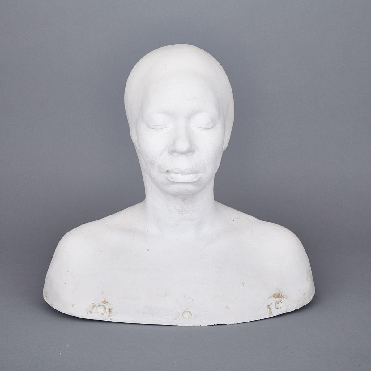 Special Make Up Effects Plaster Life Bust of Whoopi Goldberg