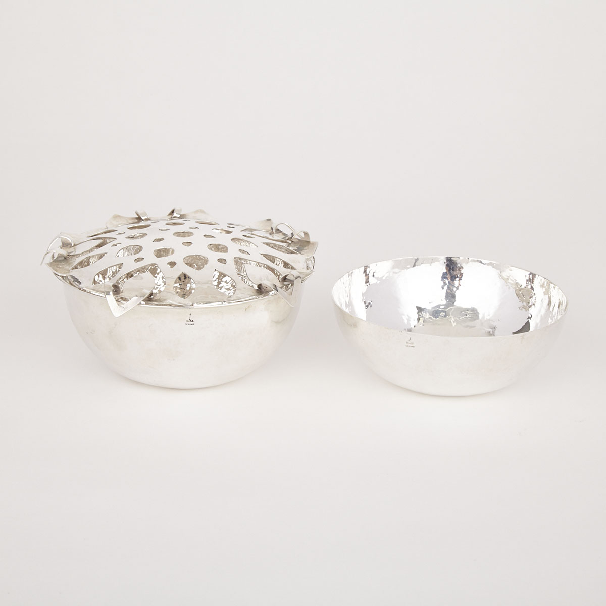 Canadian Silver Covered Potpourri, Lindsay Squire, Dalziel Designs, Toronto, Ont., modern